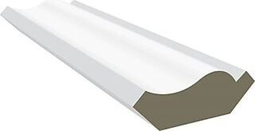 Taklist mdf svanhals hvit bomull S0502-Y 15x44x3660 mm