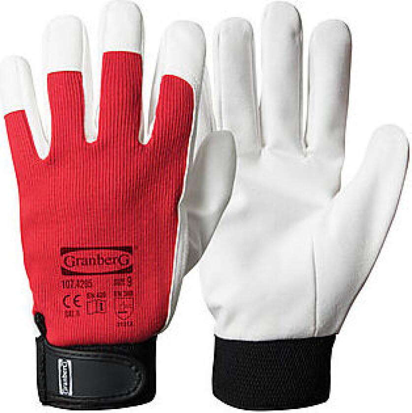 Hanske syntetisk 10 stretchstoff granberg - 107.4295-10