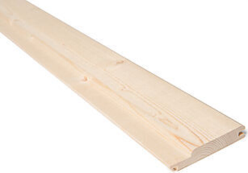 Utvendig kledning 22x120 mm ubehandlet gran