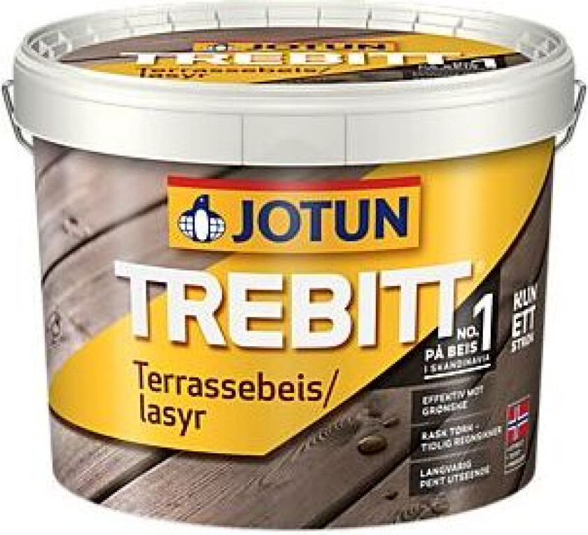 Trebitt terrassebeis klar base 9 liter