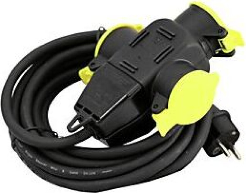 Grenuttak 3-veis 1,5 mm 25 meter med lokk