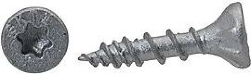 Treskrue senk torx 30 6 x 80 mm 1000 stk