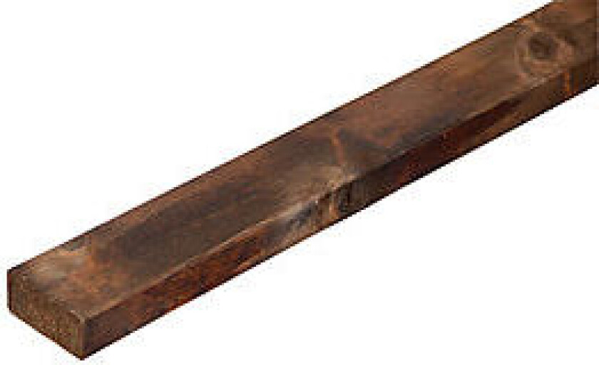 Konstruksjonsvirke furu 48x098 royalimpregnert tjærebrun rb.10 marnar