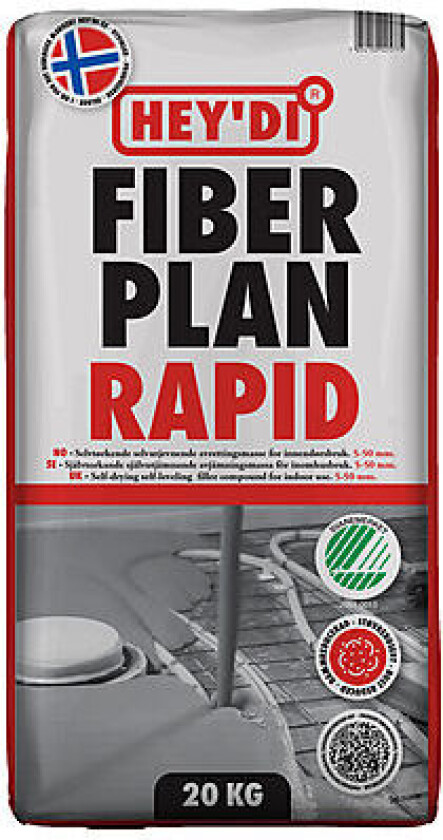 Heydi fiberplan rapid 20kg sparkel