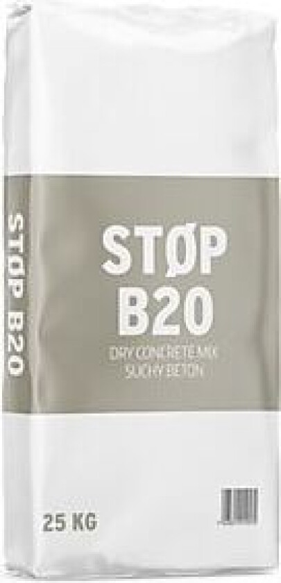 Tørrbetong B20 25 kg
