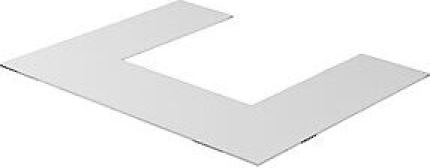 Gulvplate klart glass capri