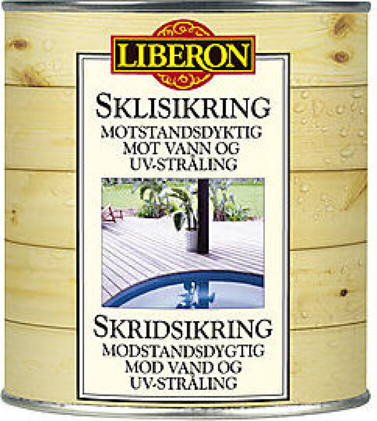 Sklisikring vannbasert lakk 750 ml