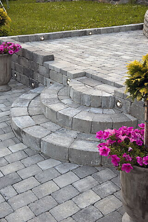 St.mur adel pyntemur gråmix 30x20x14 cm