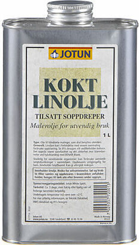 Jotun kokt linolje m/soppdr 1lm/soppdreper 1l
