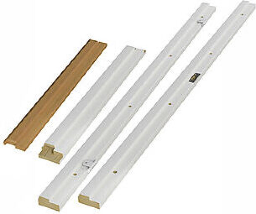 Bilde av Karmlist furu hvit bomull 22 mm anslagsterskel S0502-Y 100x210 mm