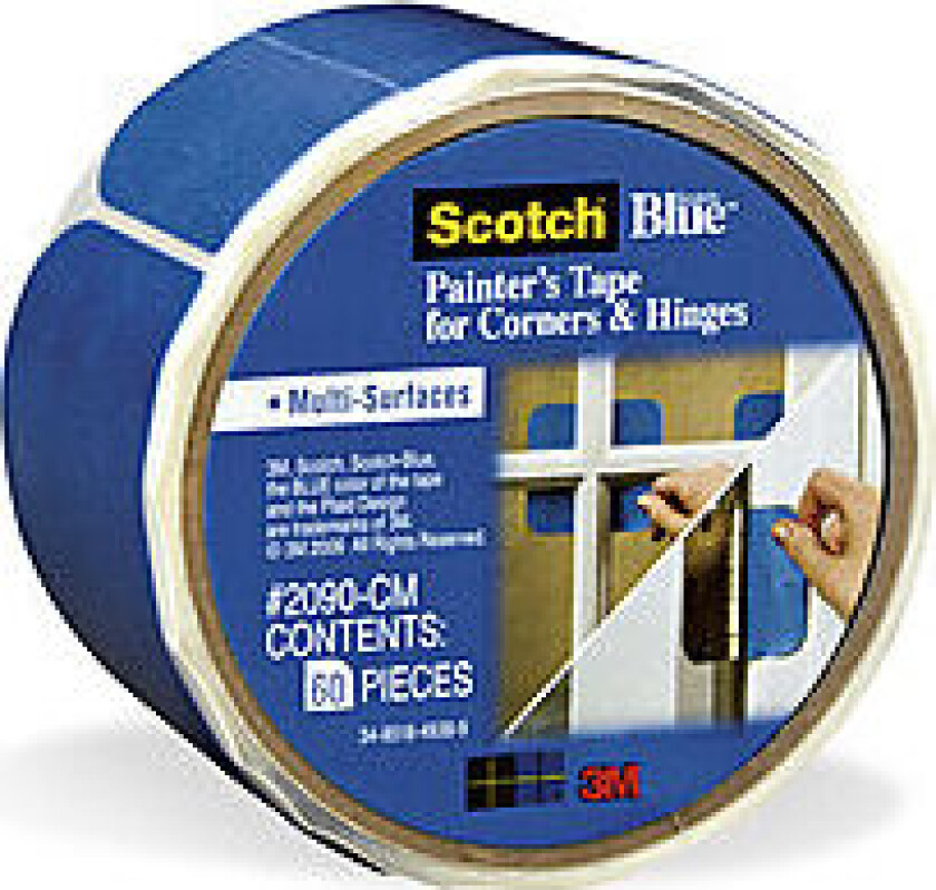 Maskeringstape for hjørnerscotch-blue 60 stk x 50x50mm