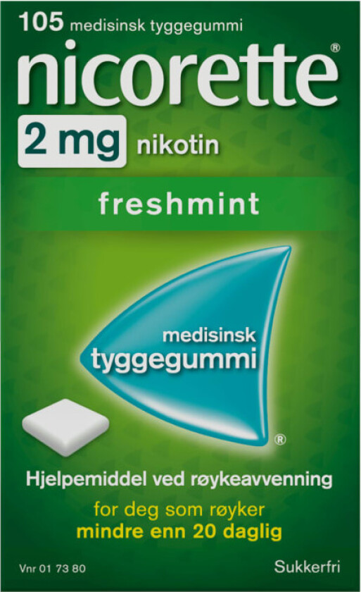 Nicorette Freshmint 2mg 105stk