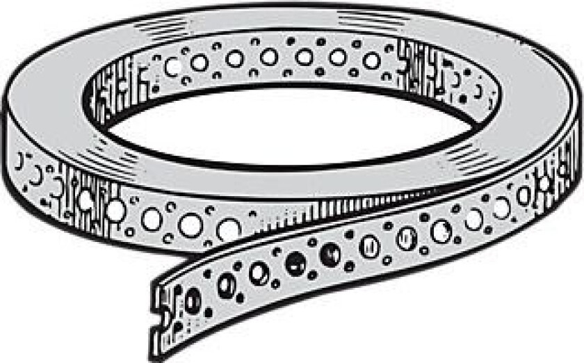 Bilde av Hullbånd galvanisert 12 x 0,7 mm 10 meter