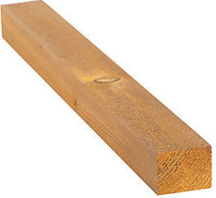 Lekt royalimpregnert furu oker justert 23x48 mm