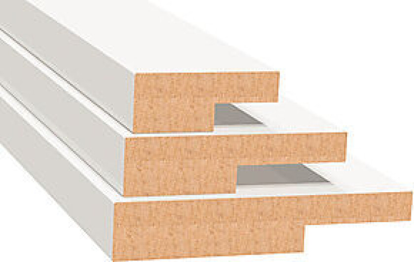 Bilde av Utforing mdf hvit bomull S0502-Y 18x245x2440 mm