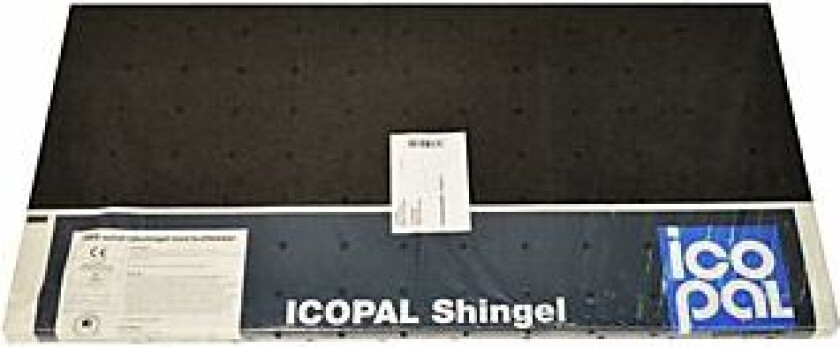 Bilde av Fot-/møneplate til Icopal takshingel kullsort