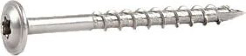 Konstr.skrue waf utv 8x40 a4 konstruksjonskrue syrefast a-50