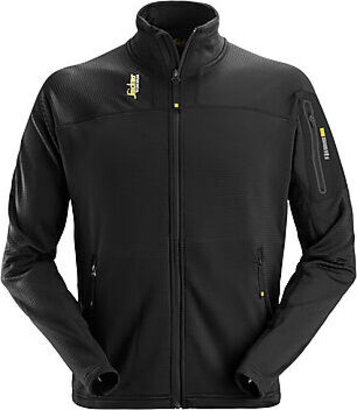 Fleecejakke 9438 sort XS Body mapping