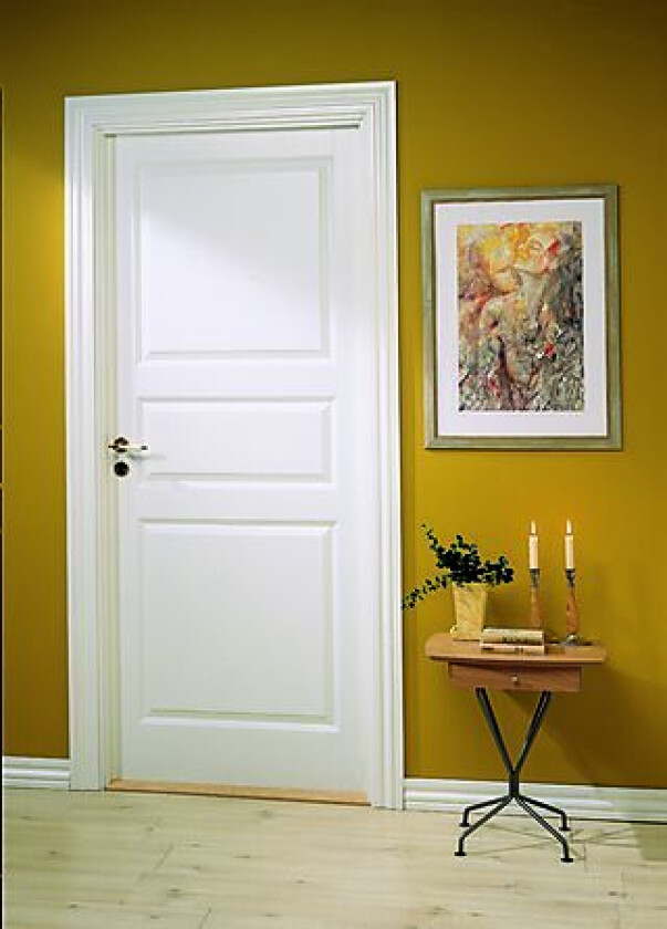 Dørbl craft 03 9x21 klassisk hvit malt fyllingsdør ncs s0500-n