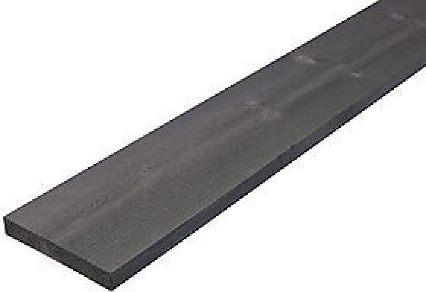 Kledning rektangulær furu 22x148 mm svart