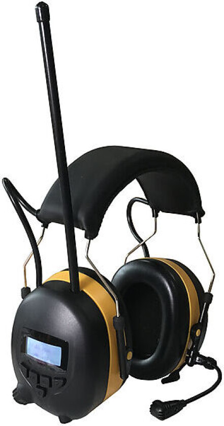 Øreklokke dab+/fm/bluetooth surround hørselvern t-tec