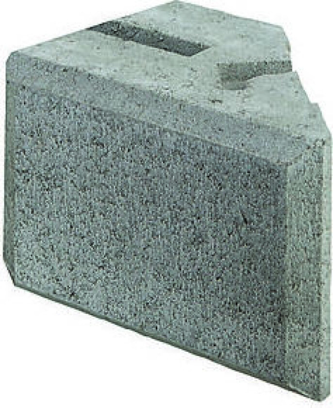 Bilde av Støttemur kombimur grå ende