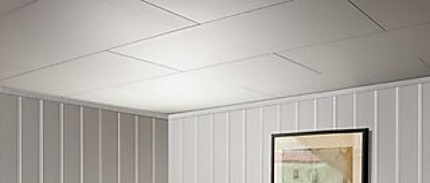 Sponplate himling m/fas 12x620x1220 mm hvitmalt