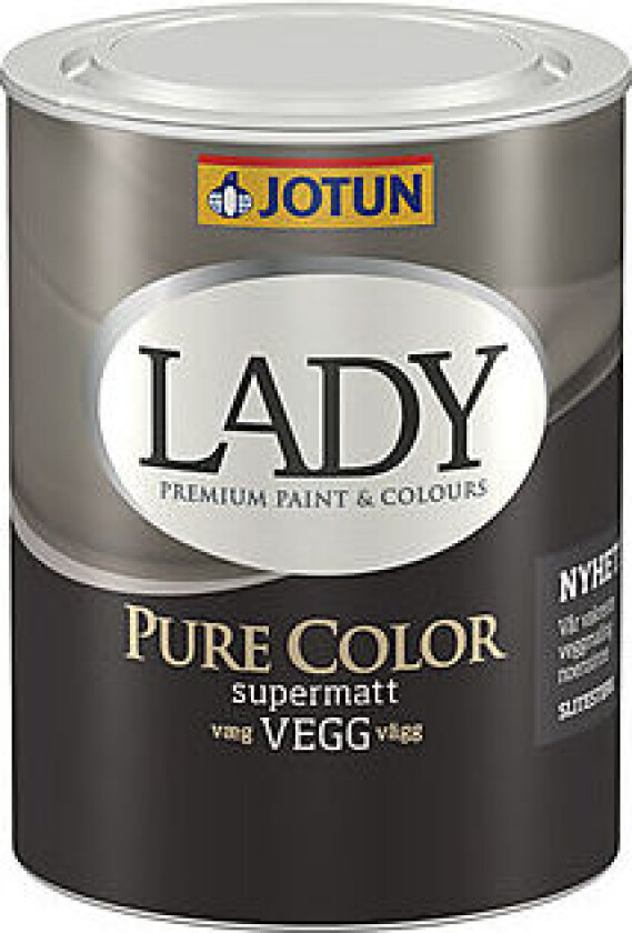 Lady pure color supermatt hvit base 0,68 liter