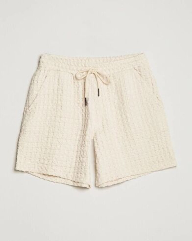 OAS Porto Waffle Shorts Ecru