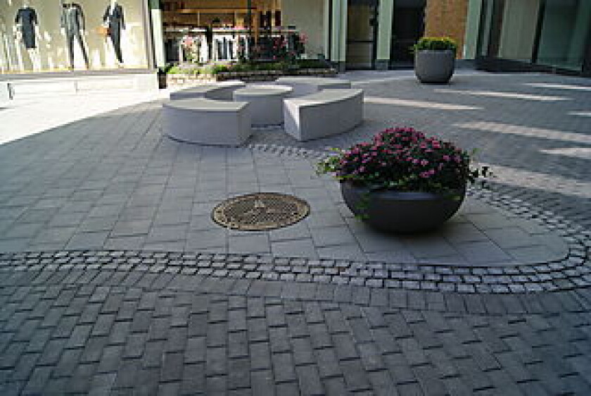 Helle grå 30x30x5 cm