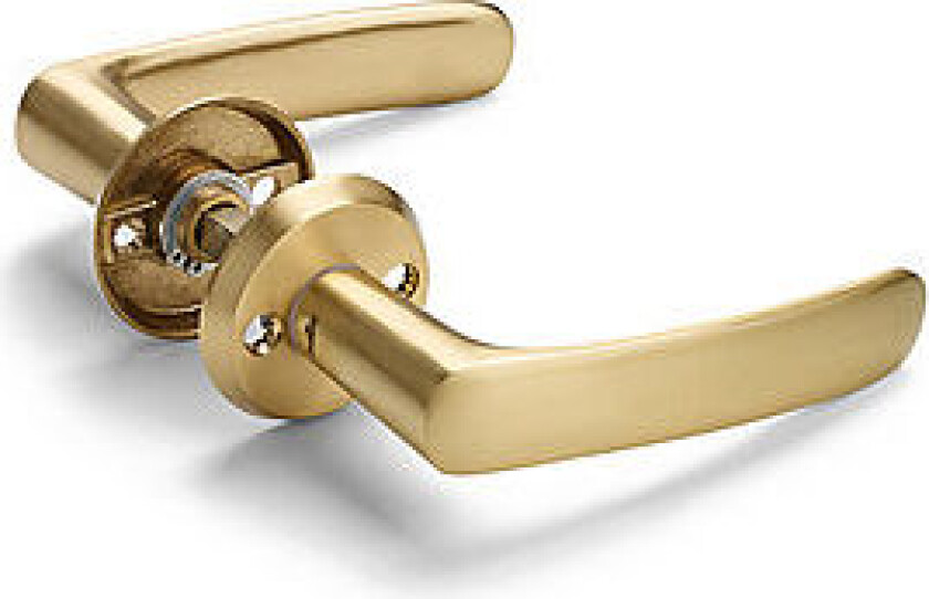 Dørhåndtak ytterdør A2560 i matt messing