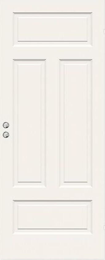 Compact 04N skyvedør 90x210 cm hvit