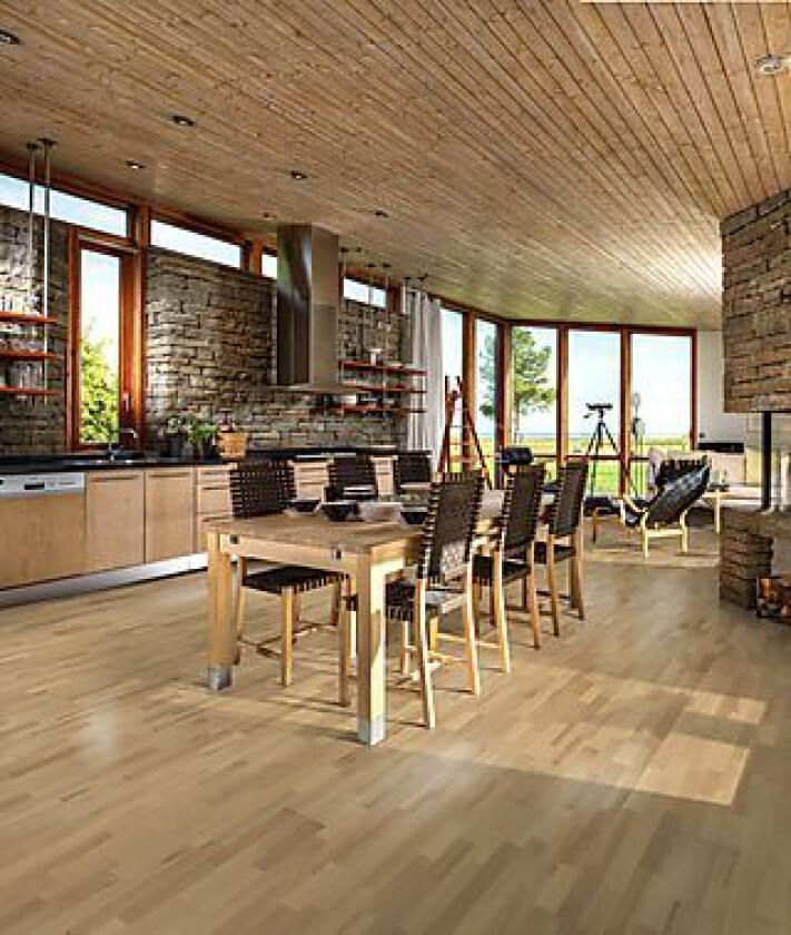 Parkett Kährs Viborg Lakkert Bøk 3-Stav