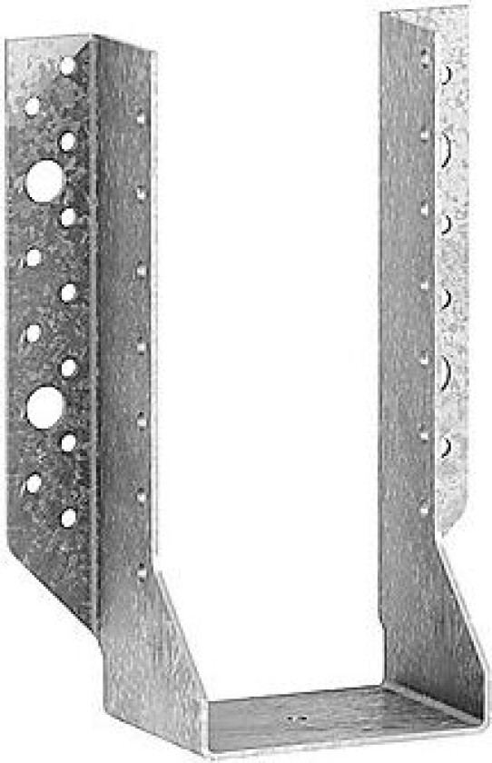 Bjelkesko 98x141mm utv flik Bjelkesko brukes til samling av trebjelker i samme plan. Boltehull i fliken anvendes ved samling av trebjelker og betong eller murverk.