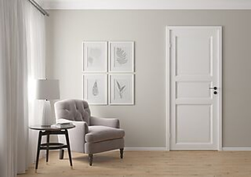 Innerdør Sindre 80x180 cm hvit