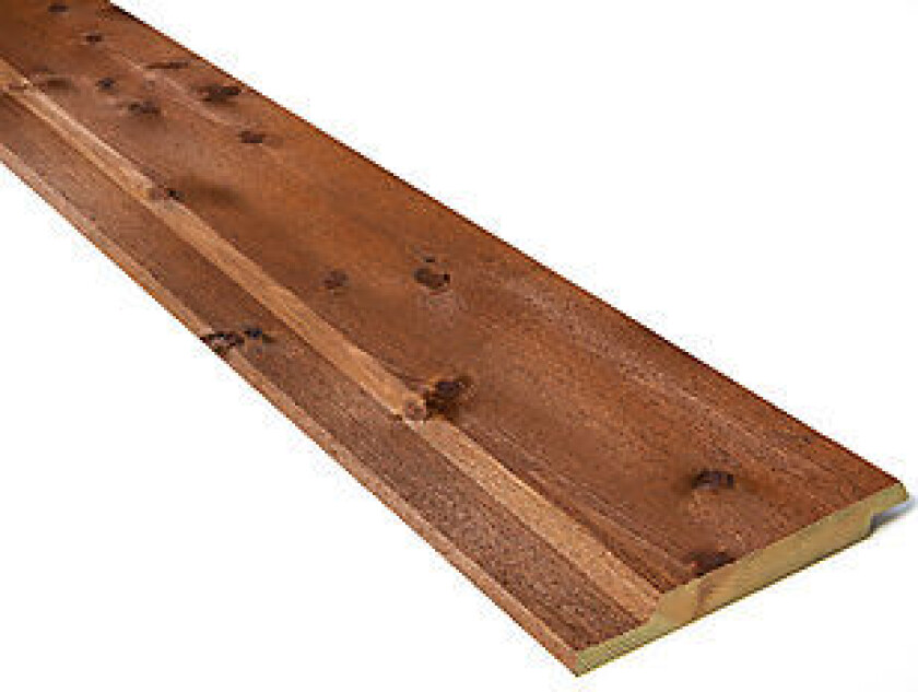 Furu 19x148 buer tryr solbrun kledning behandlet cu-imp