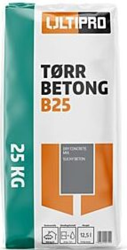 Tørrbetong B25 25 kg