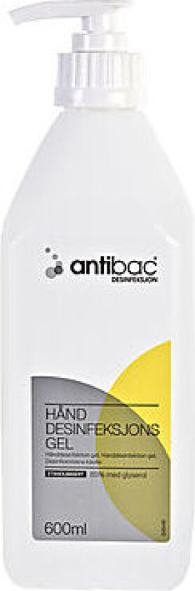 Bilde av Hånddesinfeksjon 85% 600 ml gel pumpeflaske fra antibac