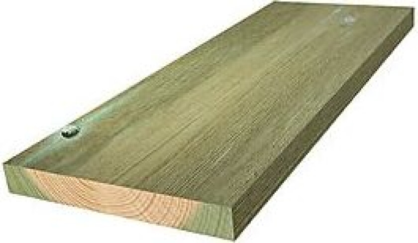 Rektangulær kledning impregnert furu 22x148 mm