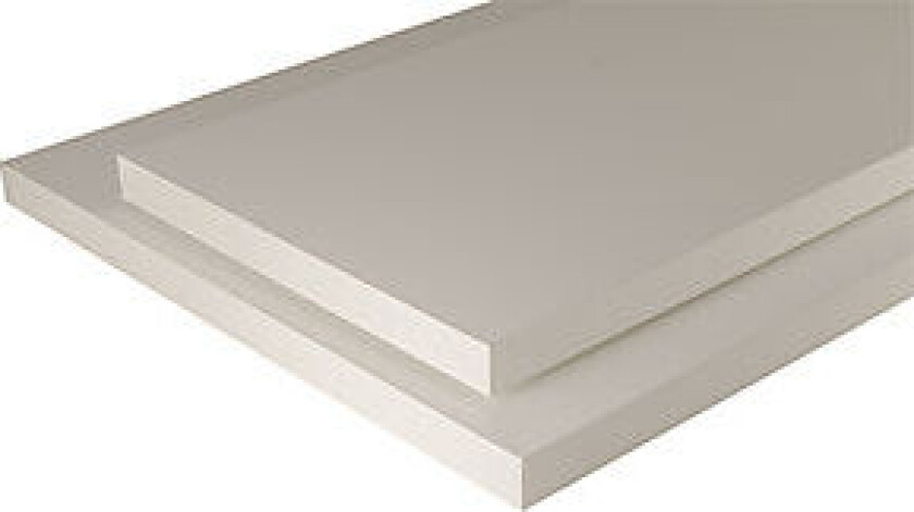 Hobbyplate melamin hvit 18x200x2400 mm