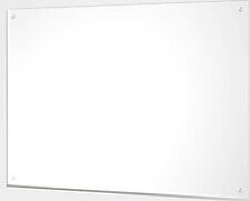 Glassplate herdet hvit 6x700x450 mm