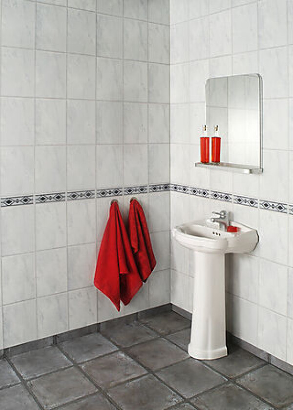 Bilde av Baderomsplate 1526 grigio flis 20x30 cm 11x620x2400 mm