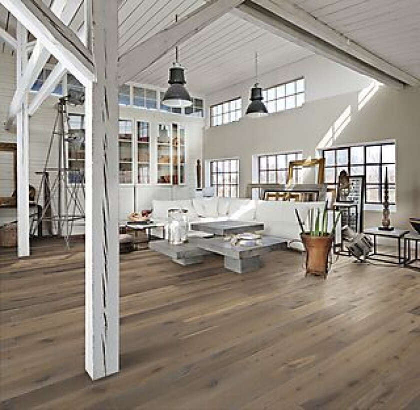 Parkett 15 eik sture 242 1stav grovbørstet fas gråbrun olje