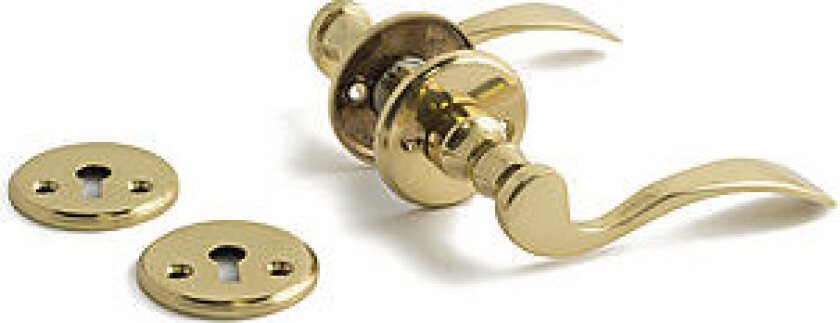 Dørvrider a9673 innv pol-mess pp polert messing dt 38-42 mm