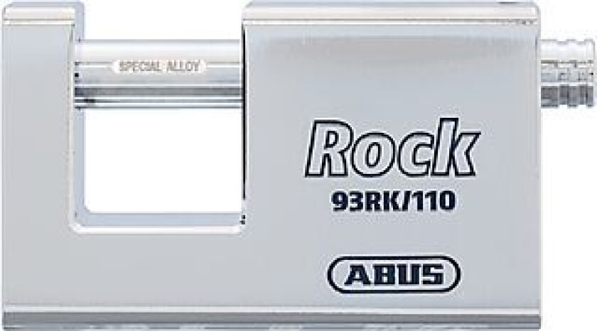 Bolthengelås stål 93RK/110 med oval sylinder