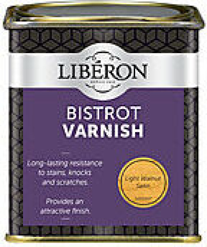Lakk bistrot lys valnøt silke 0,25l liberon bistrot varnish