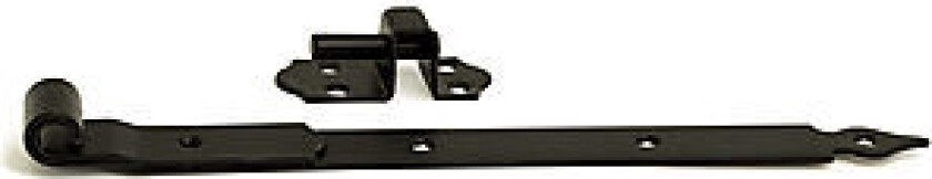 Bilde av Stabelhengsel 214 200mm sort sb bredde 35mm tapp ø12 mm pk 2 stk