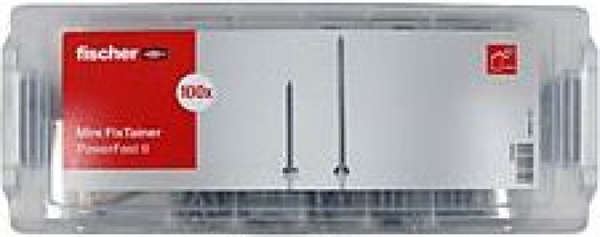 Sortimentsboks Powerfast II skruer m/senkhode