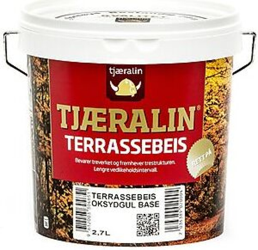 Tjæralin terrassebeis oksydgul 2,7l