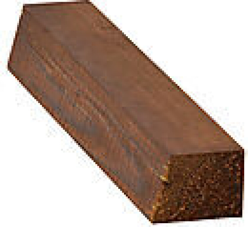 Lekt furu impregnert brun skrå 15° 36x48 mm